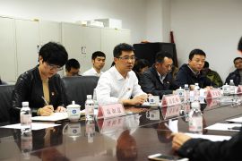 海运股份党委副书记、总经理高长峰同志到海洋发展公司开展“两学一做”教育